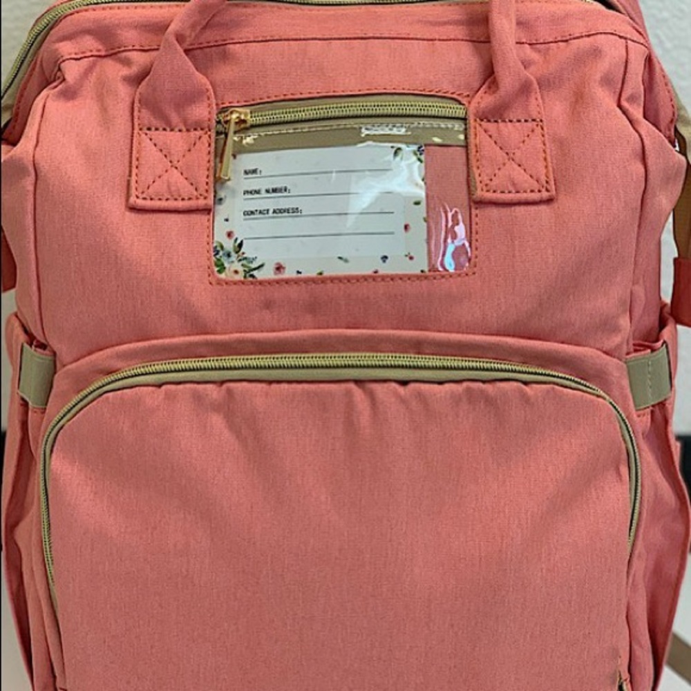 Denim Diaper Bag/ Nap bed